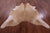 Light Brown Natural Cowhide Rug - X-Large 7' 7"H x 7' 0"W