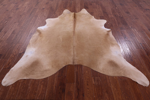 Light Brown Natural Cowhide Rug - X-Large 7' 7