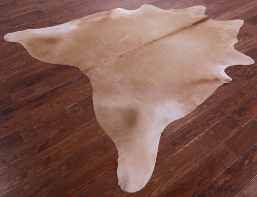 Light Brown Natural Cowhide Rug - X-Large 7' 7