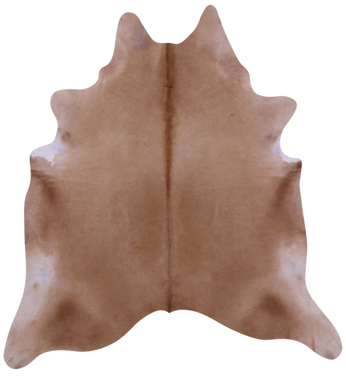 Light Brown Natural Cowhide Rug - X-Large 7' 7