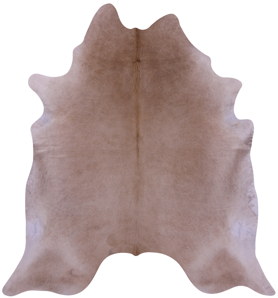 Beige Natural Cowhide Rug - XX-Large 7' 10"H x 7' 2"W