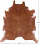 Brown Natural Cowhide Rug - XX-Large 8' 8"H x 7' 7"W
