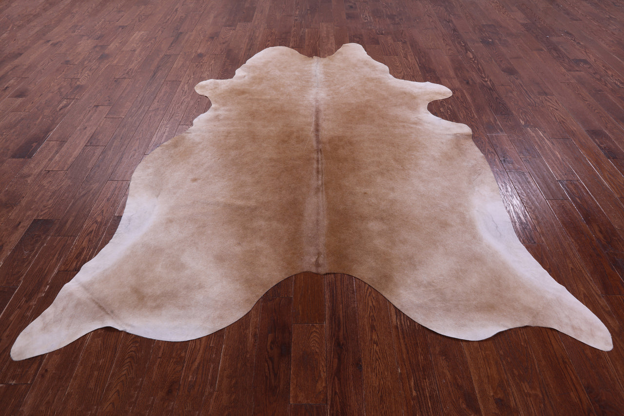 Light Brown Natural Cowhide Rug - XX-Large 8' 10"H x 7' 3"W