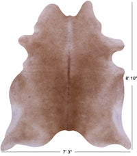 Thumbnail for Light Brown Natural Cowhide Rug - XX-Large 8' 10