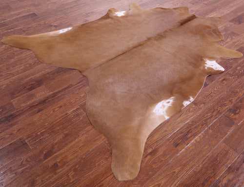 Brown Natural Cowhide Rug - X-Large 7' 6