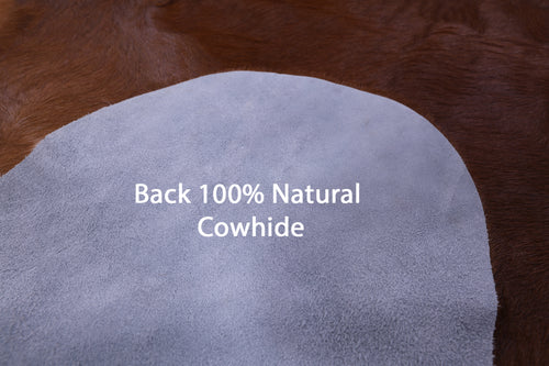 Brown Natural Cowhide Rug - XX-Large 8' 0