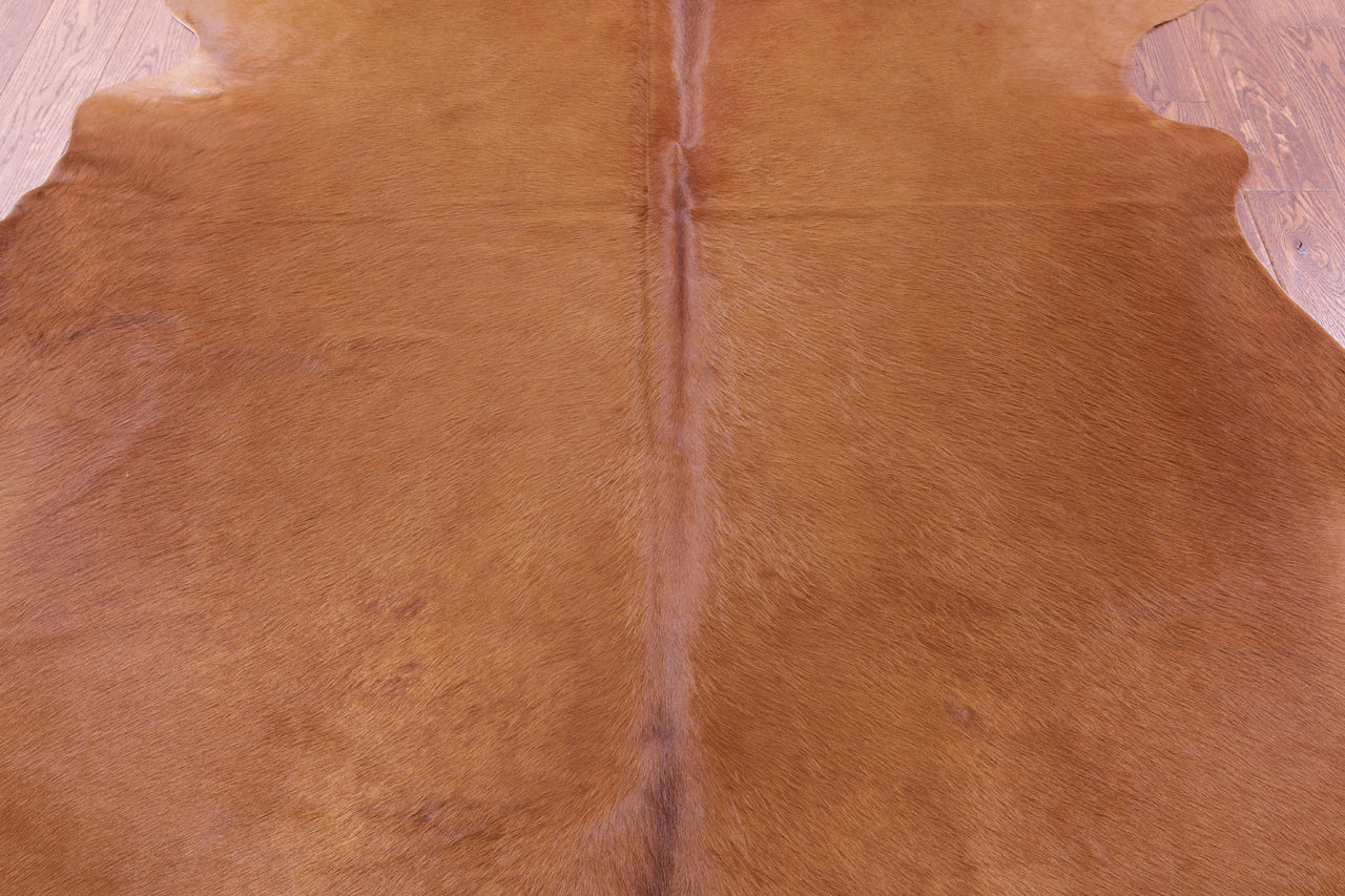 Brown Natural Cowhide Rug - XX-Large 7' 10"H x 6' 7"W