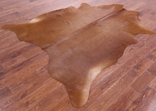 Brown Natural Cowhide Rug - XX-Large 7' 10