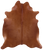 Brown Natural Cowhide Rug - XX-Large 7' 10"H x 6' 7"W