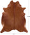 Brown Natural Cowhide Rug - XX-Large 7' 10"H x 6' 7"W