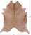 Light Brown Natural Cowhide Rug - X-Large 7' 7"H x 6' 9"W