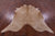 Light Brown Natural Cowhide Rug - X-Large 7' 7"H x 6' 9"W