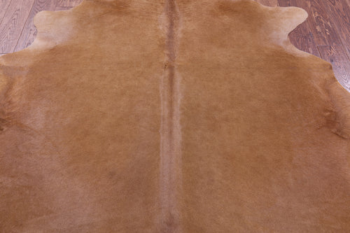 Light Brown Natural Cowhide Rug - X-Large 7' 4