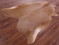 Thumbnail for Light Brown Natural Cowhide Rug - X-Large 7' 4