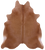 Light Brown Natural Cowhide Rug - X-Large 7' 4"H x 6' 4"W
