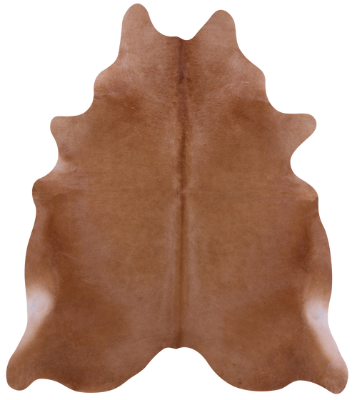 Light Brown Natural Cowhide Rug - X-Large 7' 4