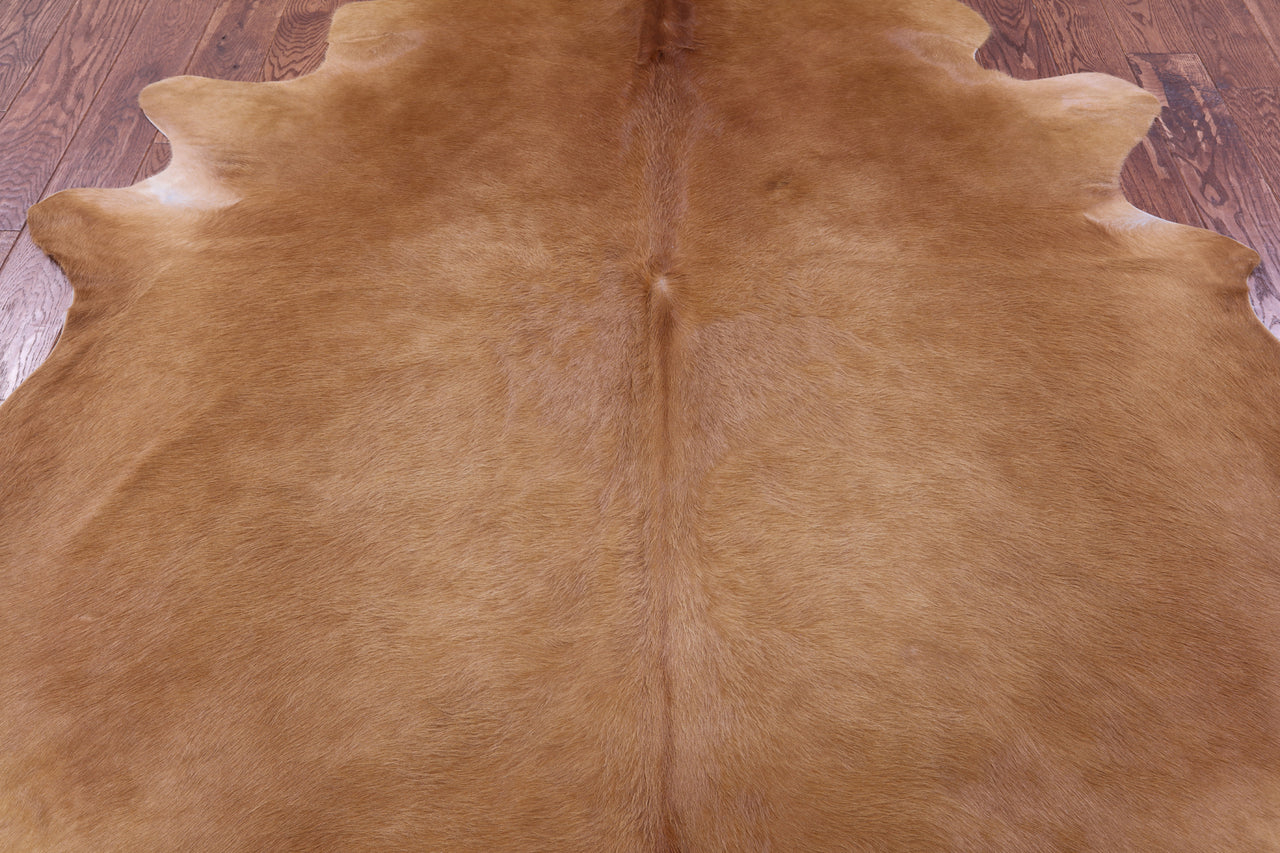 Light Brown Natural Cowhide Rug - XX-Large 8' 2"H x 6' 10"W