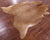 Light Brown Natural Cowhide Rug - XX-Large 8' 2"H x 6' 10"W