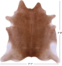 Thumbnail for Light Brown Natural Cowhide Rug - XX-Large 7' 9