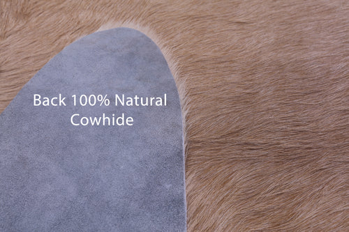 Beige Natural Cowhide Rug - XX-Large 8' 0
