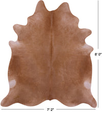 Thumbnail for Light Brown Natural Cowhide Rug - XX-Large 8' 0