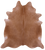 Light Brown Natural Cowhide Rug - XX-Large 8' 0"H x 7' 2"W