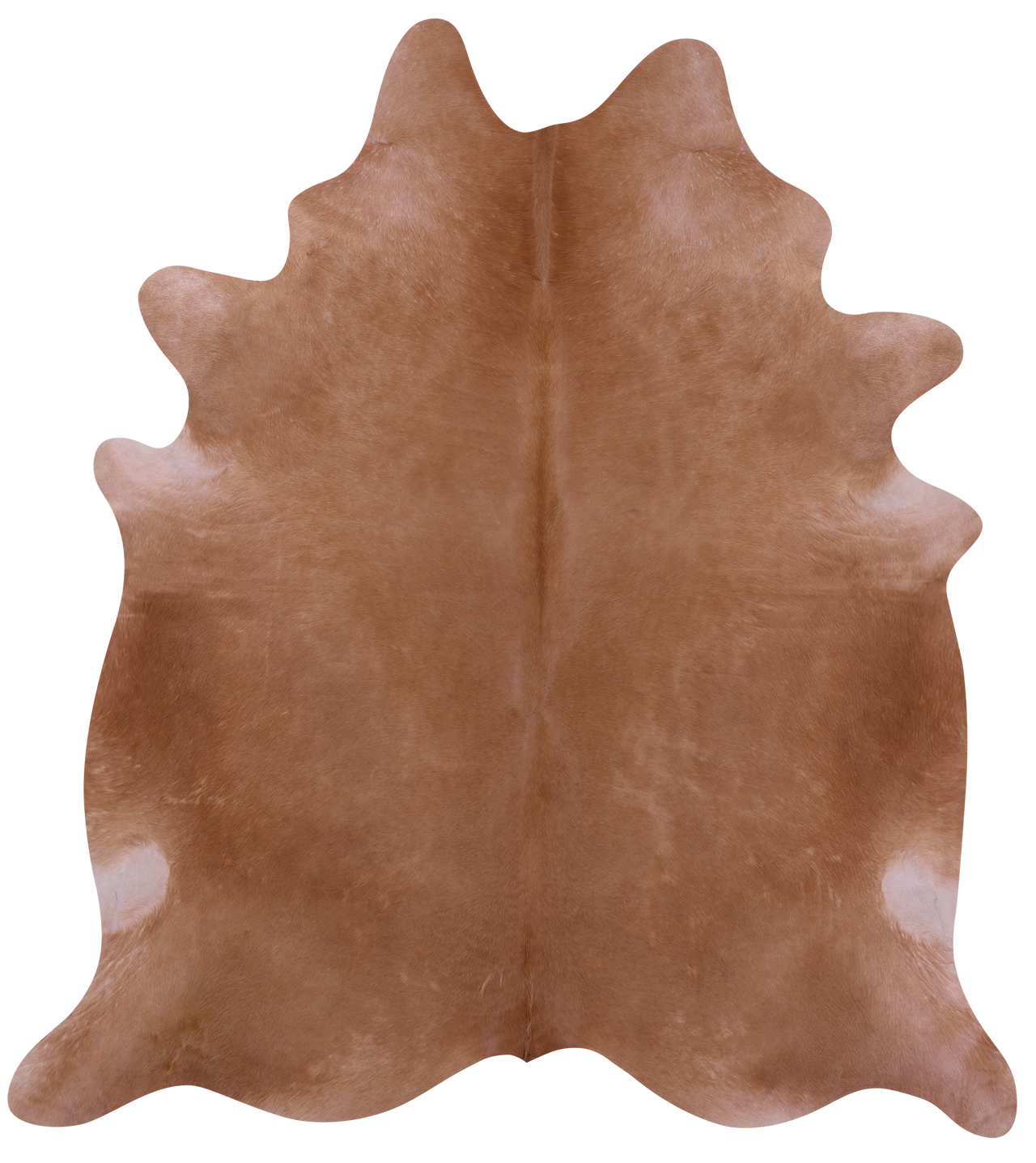 Light Brown Natural Cowhide Rug - XX-Large 8' 0"H x 7' 2"W