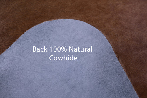 Brown Natural Cowhide Rug - X-Large 7' 3