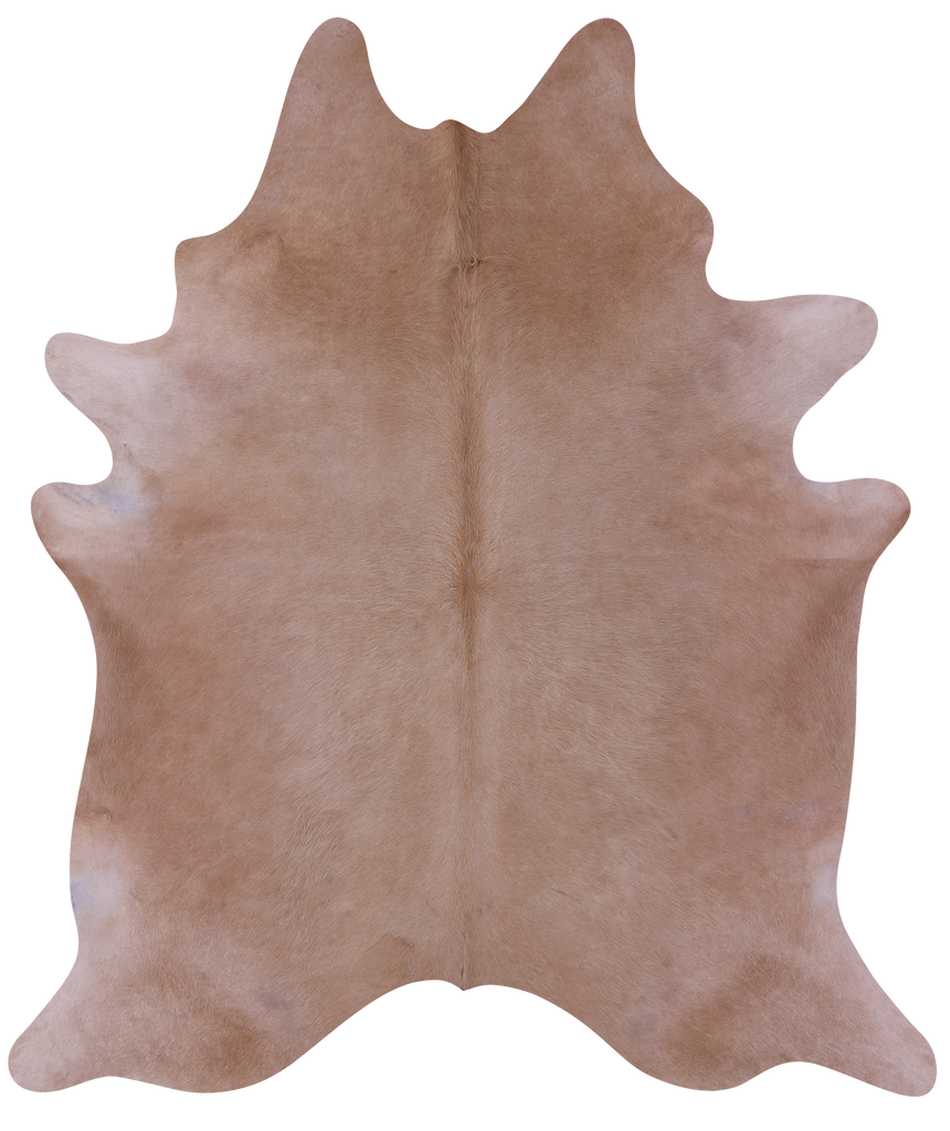 Beige Natural Cowhide Rug - XX-Large 8' 0"H x 6' 7"W