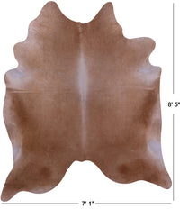 Thumbnail for Light Brown Natural Cowhide Rug - XX-Large 8' 5