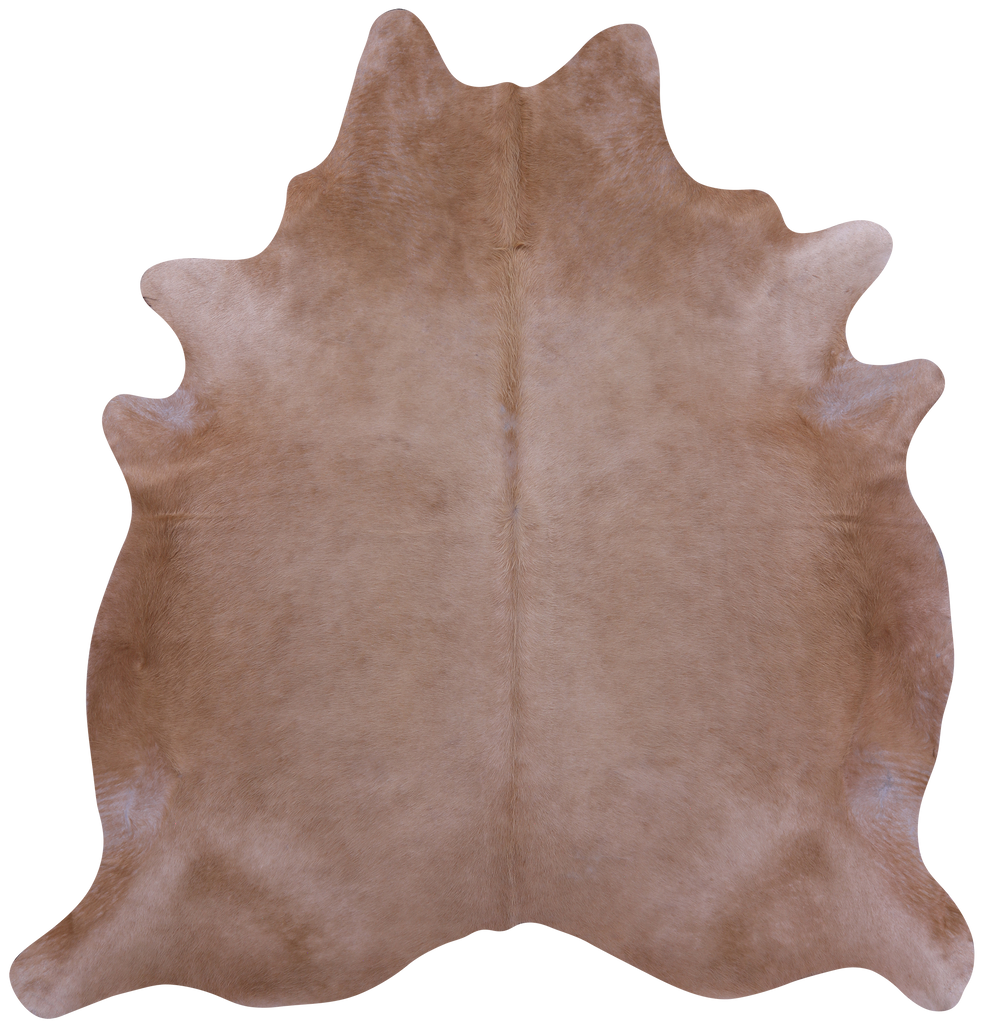 Beige Natural Cowhide Rug - XX-Large 8' 0"H x 7' 6"W