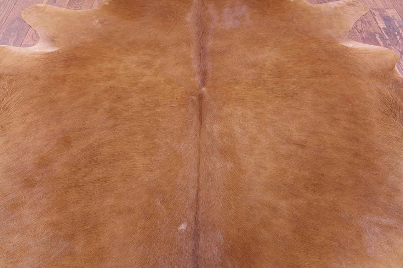 Brown Natural Cowhide Rug - X-Large 7' 6"H x 6' 7"W