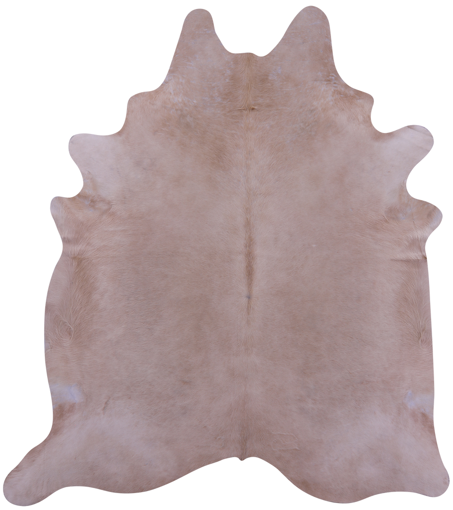 Beige Natural Cowhide Rug - XX-Large 8' 2"H x 7' 0"W