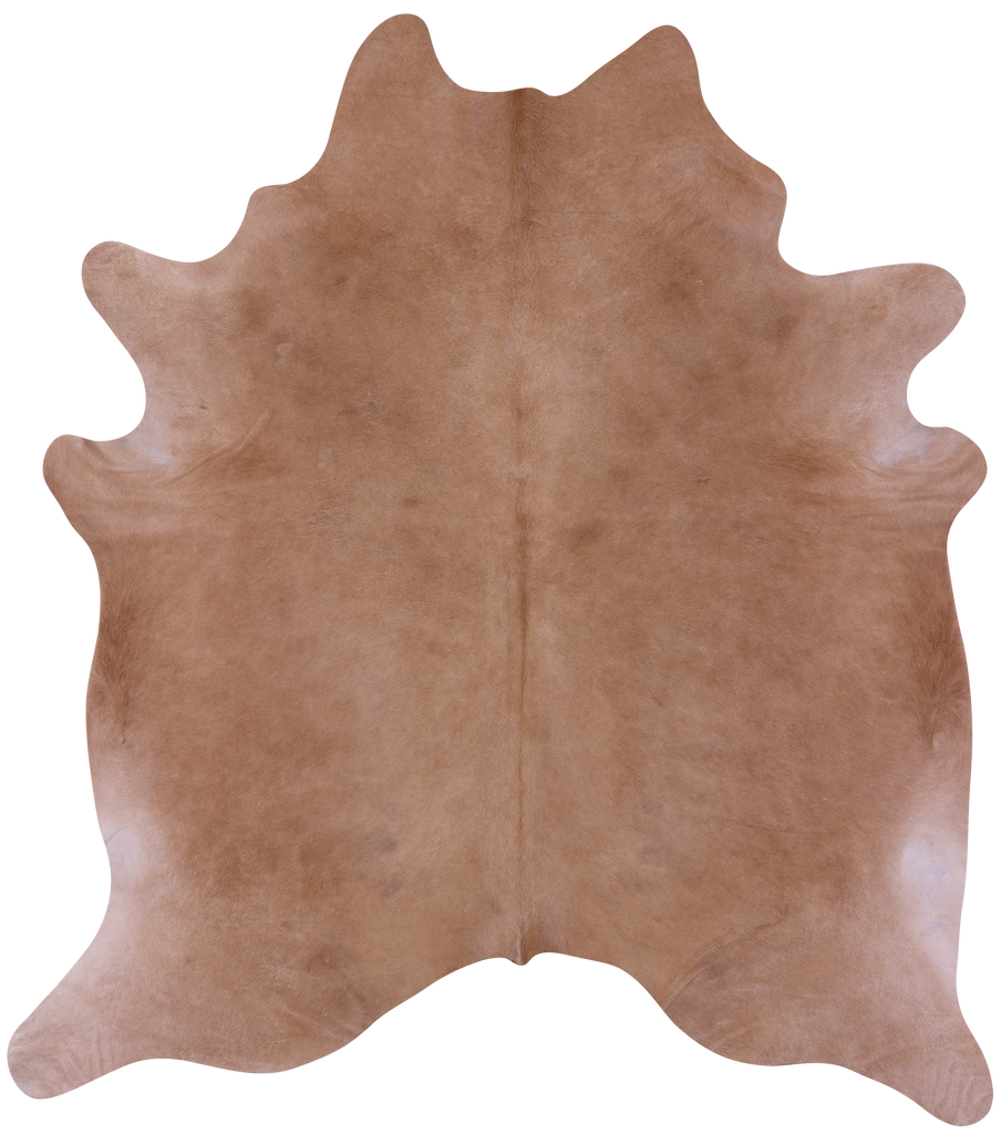Light Brown Natural Cowhide Rug - XX-Large 8' 3"H x 7' 4"W