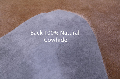 Light Brown Natural Cowhide Rug - XX-Large 8' 3