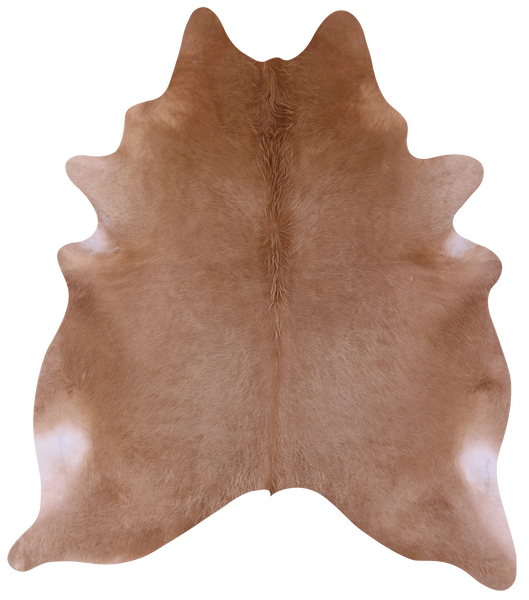 Light Brown Natural Cowhide Rug - X-Large 7' 7"H x 6' 7"W