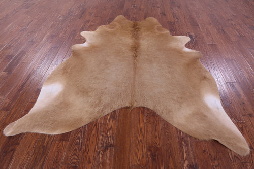Light Brown Natural Cowhide Rug - X-Large 7' 7