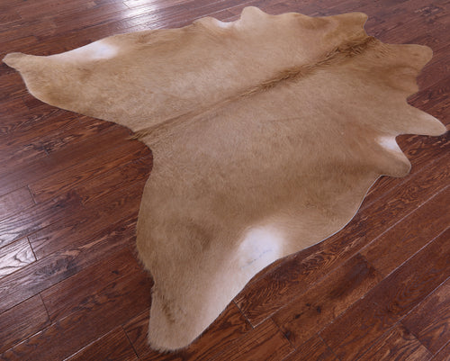 Light Brown Natural Cowhide Rug - X-Large 7' 7
