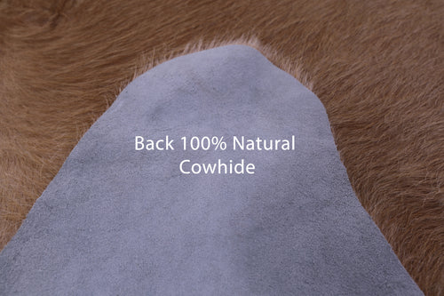 Light Brown Natural Cowhide Rug - X-Large 7' 7