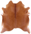 Brown Natural Cowhide Rug - X-Large 7' 1"H x 6' 2"W