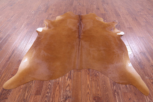 Brown Natural Cowhide Rug - X-Large 7' 1