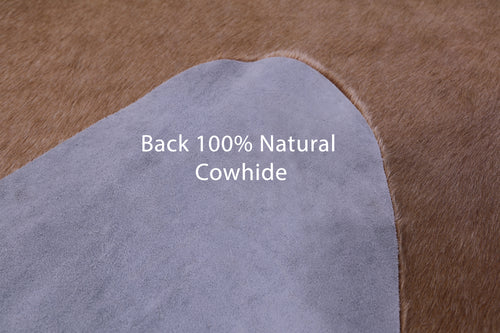 Light Brown Natural Cowhide Rug - XX-Large 9' 3