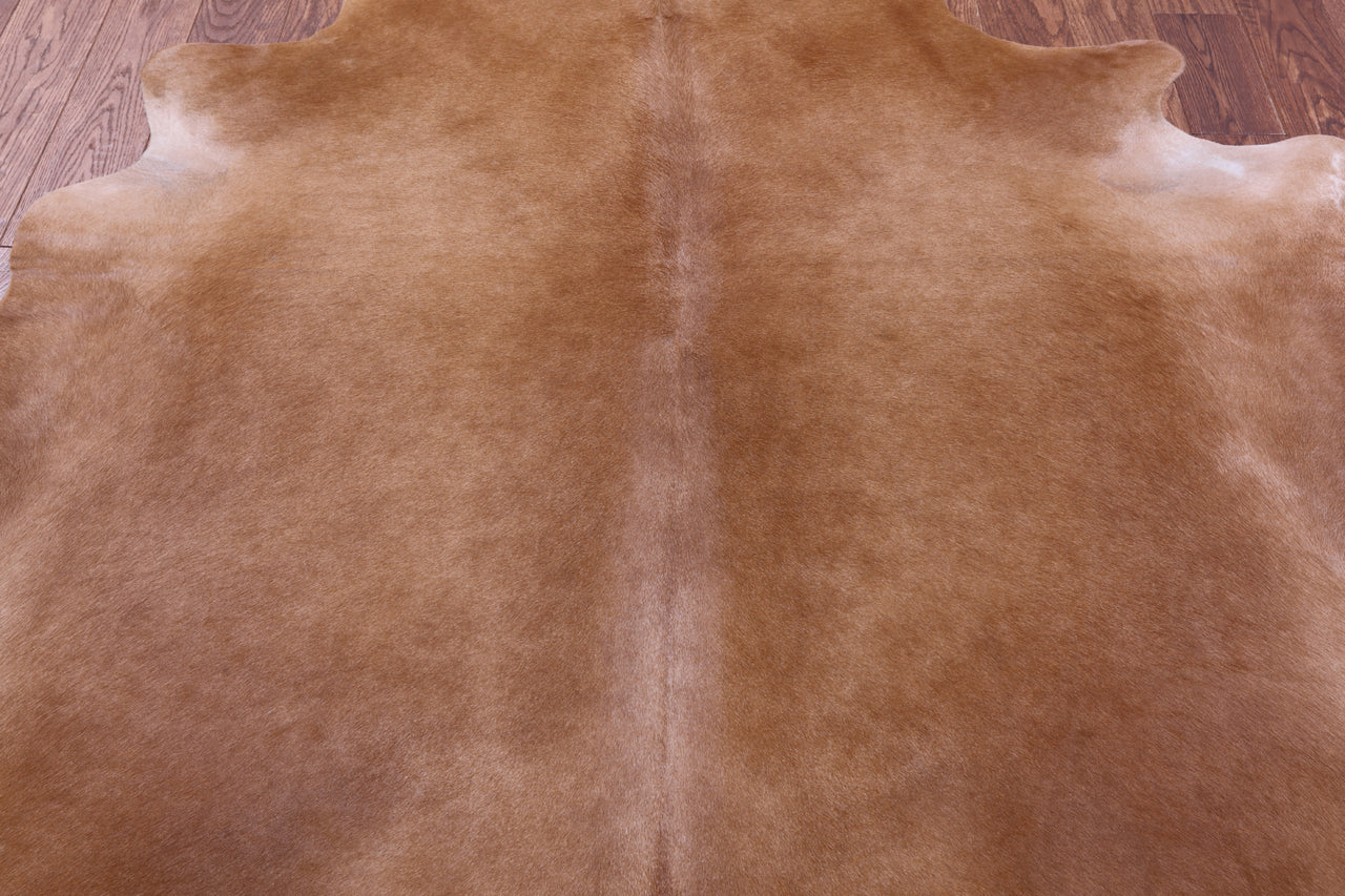 Brown Natural Cowhide Rug - X-Large 7' 4"H x 6' 4"W