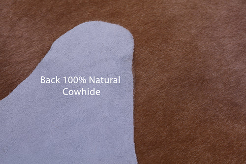 Brown Natural Cowhide Rug - X-Large 7' 4