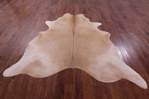 Light Brown Natural Cowhide Rug - X-Large 7' 3