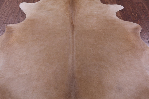 Light Brown Natural Cowhide Rug - X-Large 7' 3