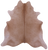 Light Brown Natural Cowhide Rug - X-Large 7' 3"H x 7' 0"W