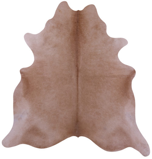 Light Brown Natural Cowhide Rug - X-Large 7' 3