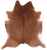 Brown Natural Cowhide Rug - XX-Large 7' 10"H x 7' 0"W