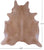 Beige Natural Cowhide Rug - X-Large 7' 7"H x 6' 9"W